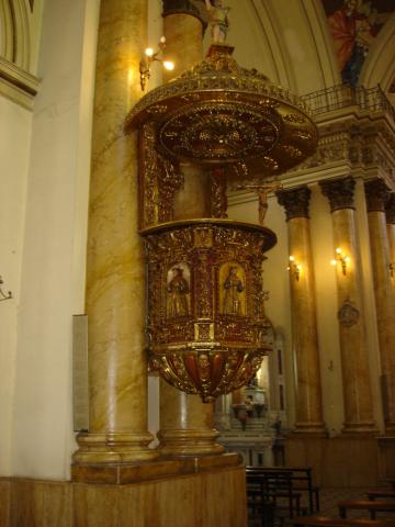 image Púlpito de la Iglesia de San Francisco, San Salvador de Jujuy, Jujuy, Argentina