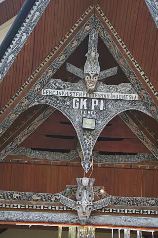 image Iglesia protestante de Batak, Sumatra, Indonesia
