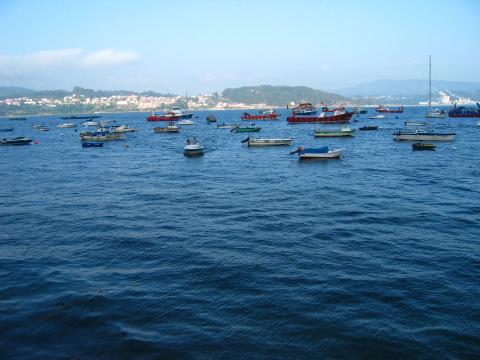 image Barcas en el puerto de Combarro, Pontevedra