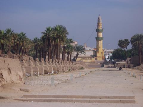 image Avenida de las esfinges, Luxor, Egipto