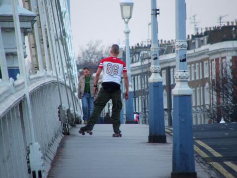 image Patinador, Londres, Reino Unido