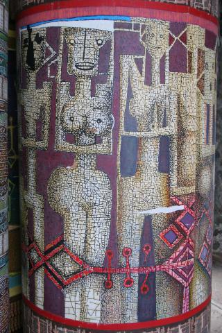 image Pieza de la Facultad de Bellas Artes, Bandung, Java, Indonesia