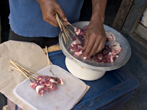 image Comida en la calle, Jakarta, Java, Indonesia