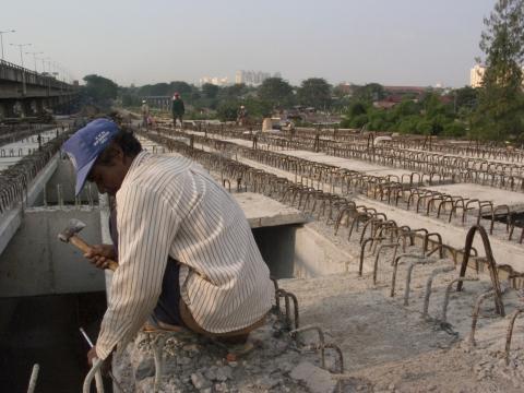 image Construyendo una autopista, Jakarta, Indonesia