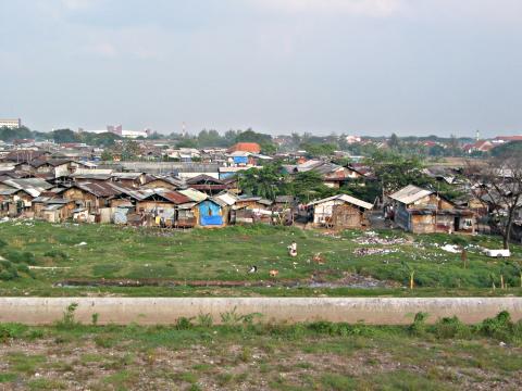 image Barriada, cruce Coca Cola, Jakarta, Indonesia