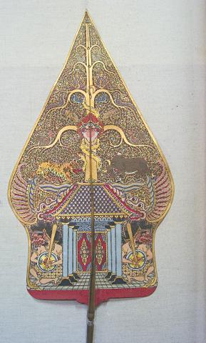 image Marioneta de teatro de sombras, Jakarta, Indonesia