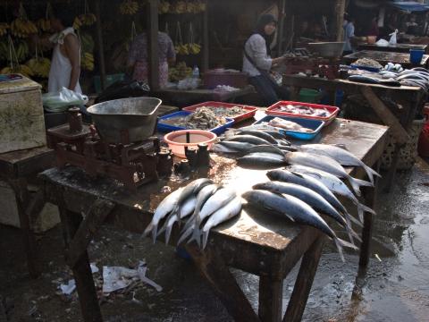 image Puesto de mercado, Jakarta, Indonesia
