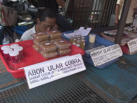 image Puesto de mercado, Jakarta, Indonesia