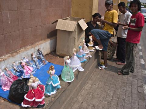 image Puesto de mercado, Jakarta, Indonesia