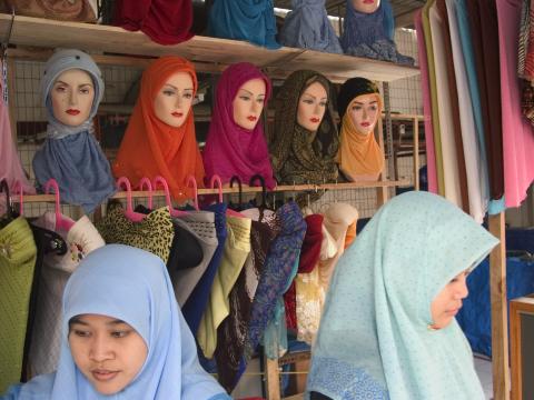 image Puesto de mercado, Jakarta, Indonesia