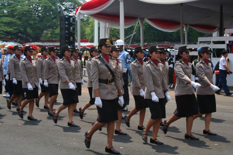 image Desfile de mujeres, Jakarta, Indonesia