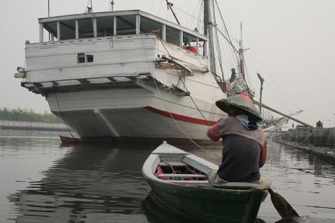 image Barco tradicional bugis, Sunda Kelapa, Indonesia