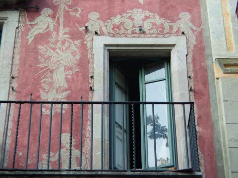 image Detalle de fachada, Las Ramblas, Barcelona