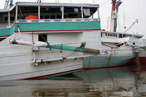 image Detalle de un barco bugis, Sunda Kelapa, Indonesia