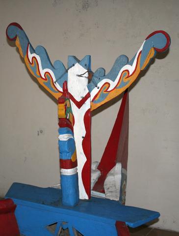 image Detalle de popa, embarcación tradicional, Sunda Kelapa, Indonesia