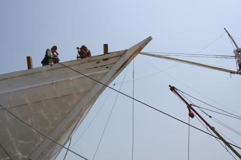 image Reparando barco, Sunda Kelapa, Indonesia