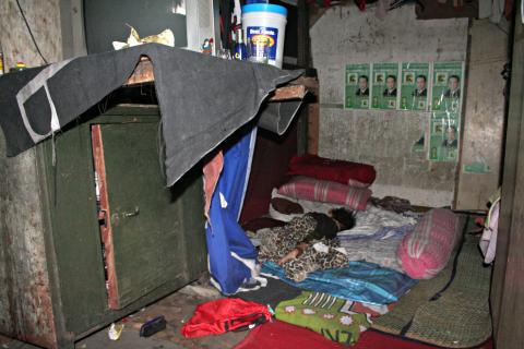 image Interior de una chabola, Jakarta, Indonesia