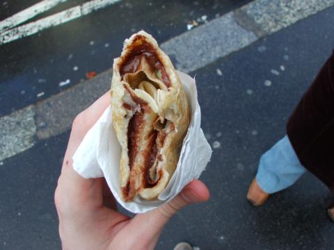 image Crep de chocolate, dulce típico francés
