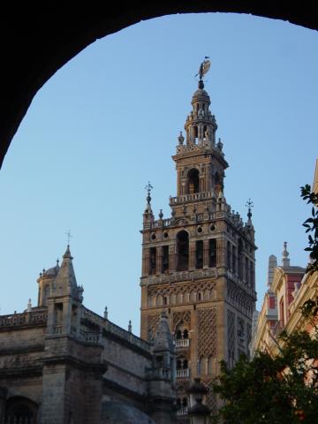 image La Giralda desde el Patio de Banderas, Reales Alcázares, Sevilla