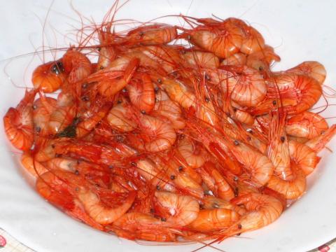 image Plato de camarones, Galicia