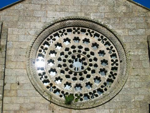 image Rosetón del Monasterio de Armenteira, Pontevedra