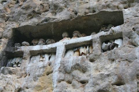 image Tau-Tau, figuras ceremoniales, Sulawesi, Indonesia