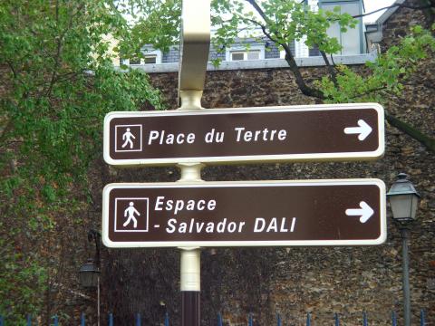 image Paneles indicativos, París, Francia