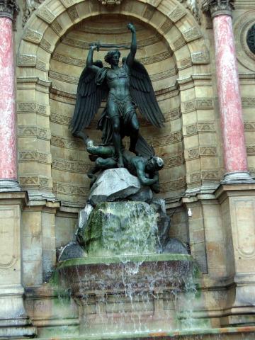 image Fuente de San Miguel, en memoria de las tropas francesas, París