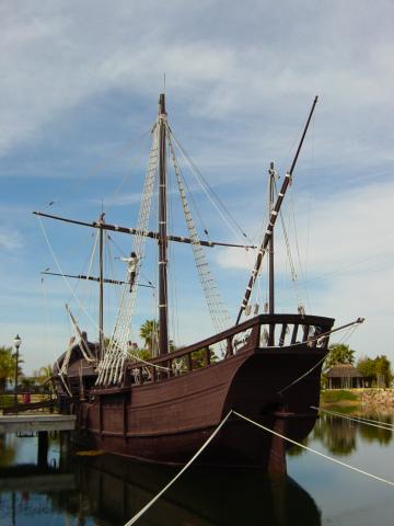 image Réplica de la Pinta, Muelle de las Carabelas, Palos de la Frontera, Huelva