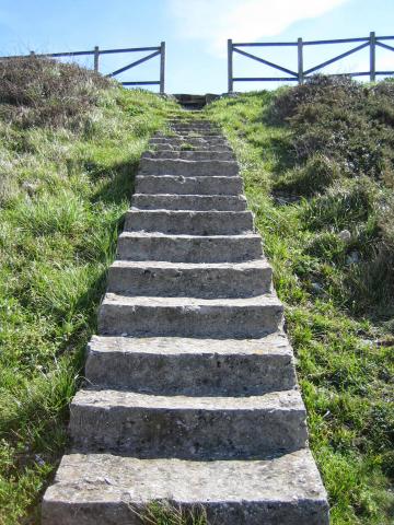image Escaleras, Playa de San Juan de la Canal, Cantabria