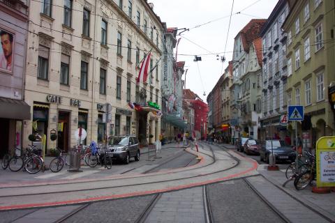 image Calle comercial de Graz, Austria