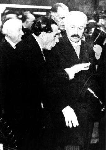 image Louis Renault y Albert Lebrun