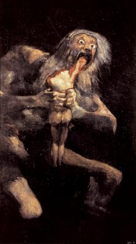 image Saturno devorando a sus hijos, de Goya