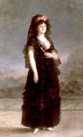 image María Luisa con mantilla, de Francisco de Goya