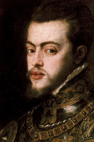 image Felipe II [detalle], de Tiziano