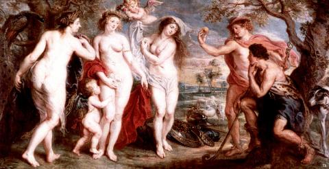 image El juicio de Paris, de Peter Paul Rubens