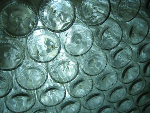 image Decoración con botellas, Santillana del Mar