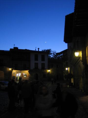 image Iluminación nocturna, Santillana del Mar, Cantabria