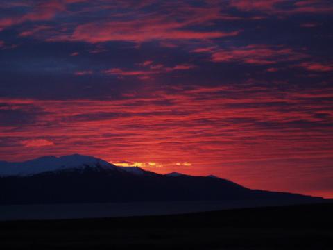 image Anochecer cerca de Húsavík, Islandia