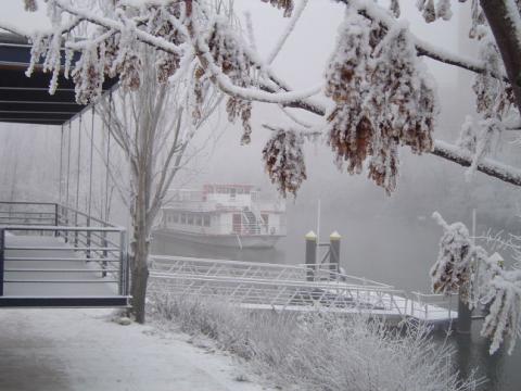 image Río helado, Peñafiel, Valladolid