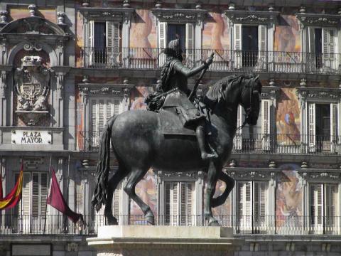 image Estatua ecuestre de Felipe III, Plaza Mayor de Madrid