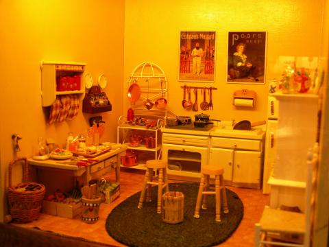 image Cocina de una casa de muñecas