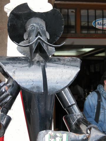 image Quijote de metal