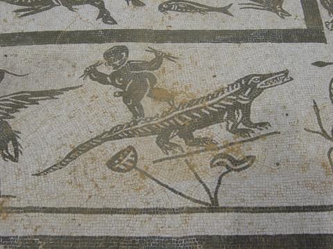 image Mosaico de Neptuno, Ruinas de Itálica, Santiponce, Sevilla