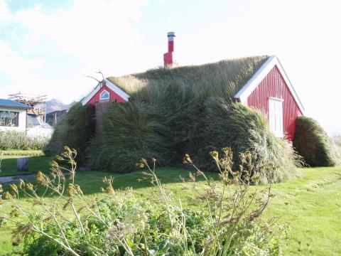 image Granjas con techo de turba en Núpsstadur, Islandia