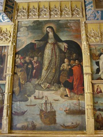 image Retablo de la Virgen de los Navegantes, Cuarto del Almirante, Real Alcázar de Sevilla