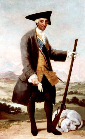 image Carlos III en traje de cazador, de Goya