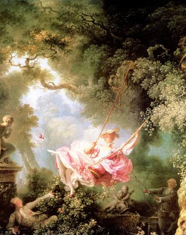 image El columpio, de Jean Honoré de Fragonard