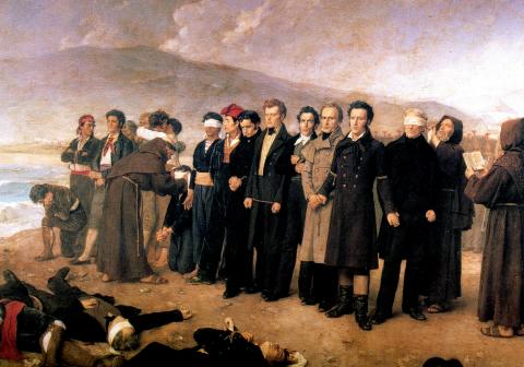 image El fusilamiento de Torrijos, de Gisbert