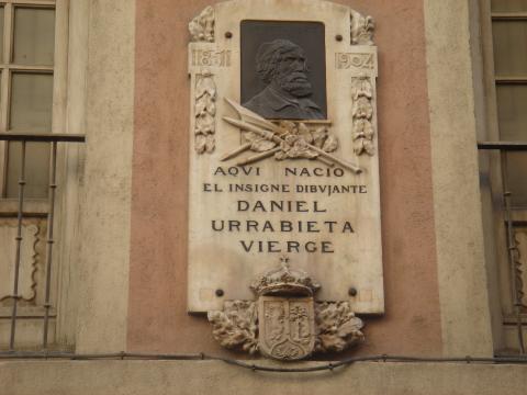 image Placa de nacimiento de Daniel Urrabieta Vierge